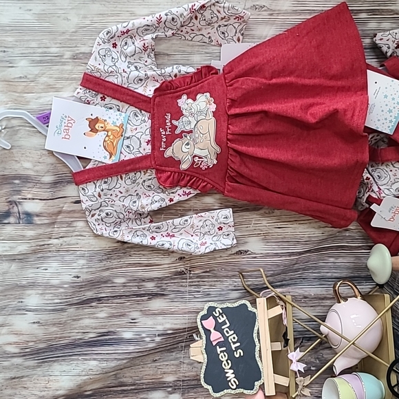 Disney Short Sleeve Midi Dress Overall Bambi main image 0